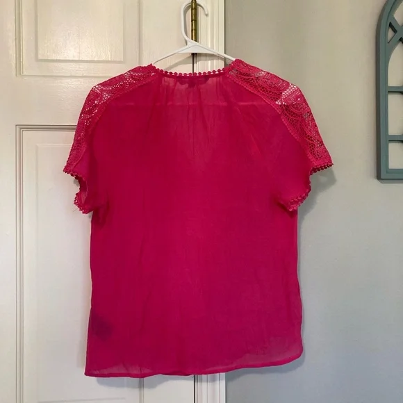 Zac & Rachel Vibrant Pink Blouse - Picture 4 of 5